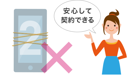 安心して契約できる